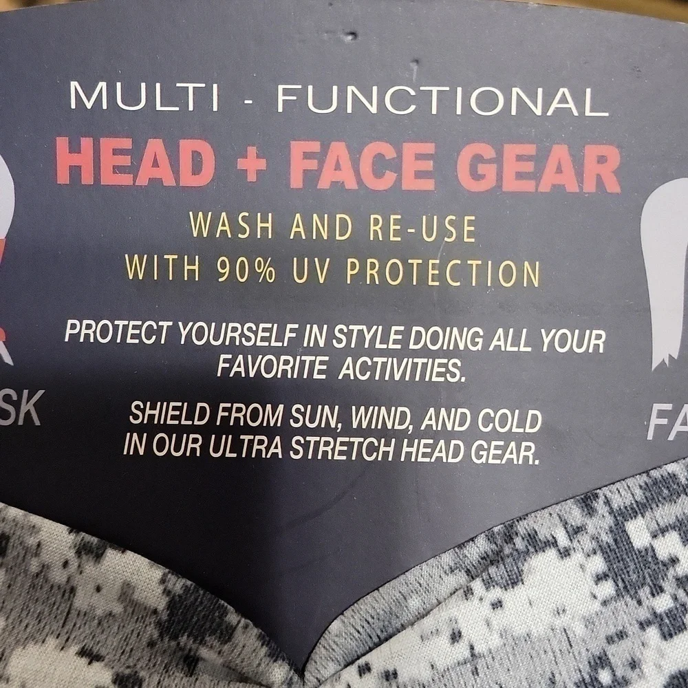 MULTI - FUNCTIONAL HEAD + FACE GEAR 2 pack NEW!